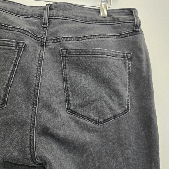 THE LIMITED size 14‎ High Rise Skinny Jeans Stretch Denim Ash Black - Picture 11 of 16